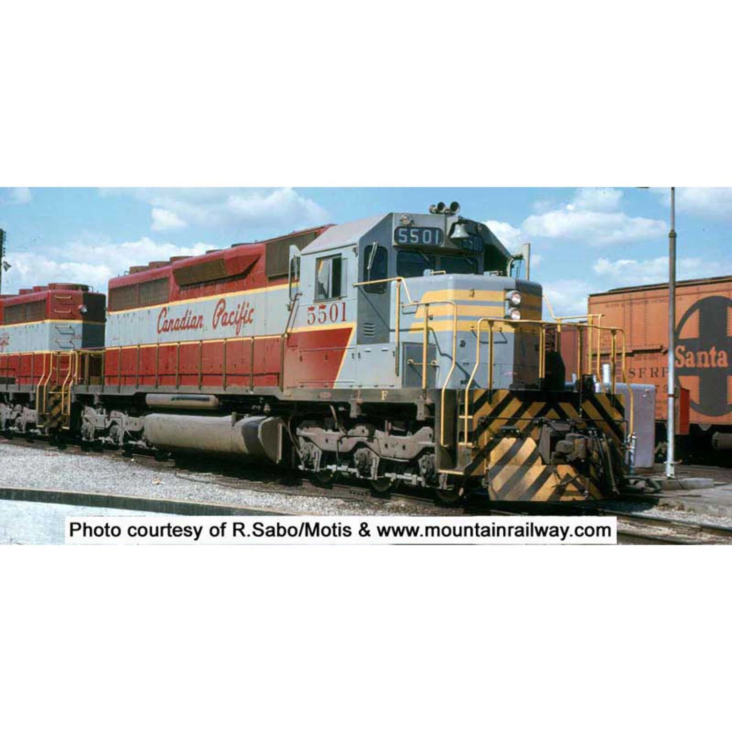 Bowser Manufacturing Co., Inc. HO SD40 CPR Grey Maroon #5502 1 Bowser Manufacturing Co., Inc. HO SD40 CPR Grey Maroon #5502