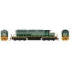 Bowser Manufacturing Co., Inc. HO SD40 w DCC & Sound BCR Two Tone Green #760