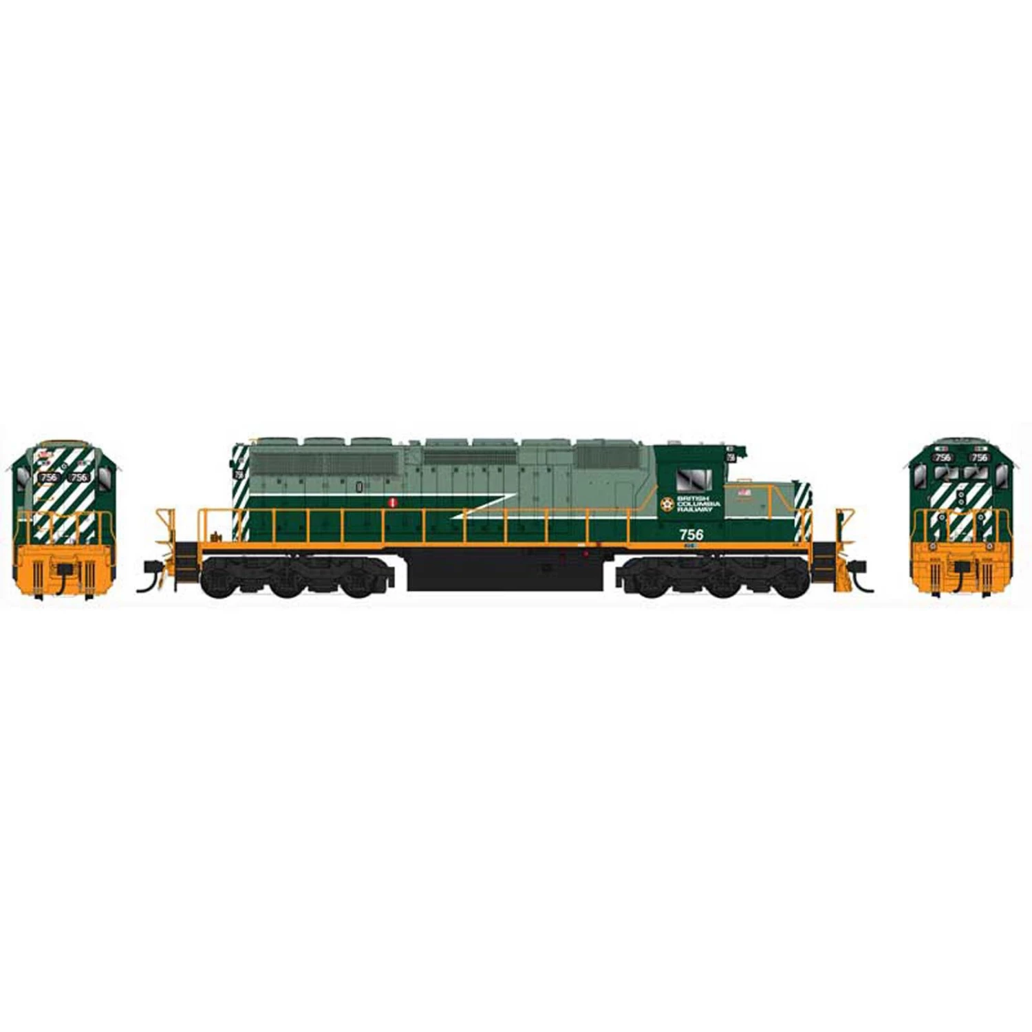 Bowser Manufacturing Co., Inc. HO SD40 w DCC & Sound BCR Two Tone Green #760 1 Bowser Manufacturing Co., Inc. HO SD40 w DCC & Sound BCR Two Tone Green #760