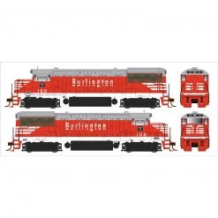 Bowser Manufacturing Co., Inc. U25B CB&Q PH IIb #100