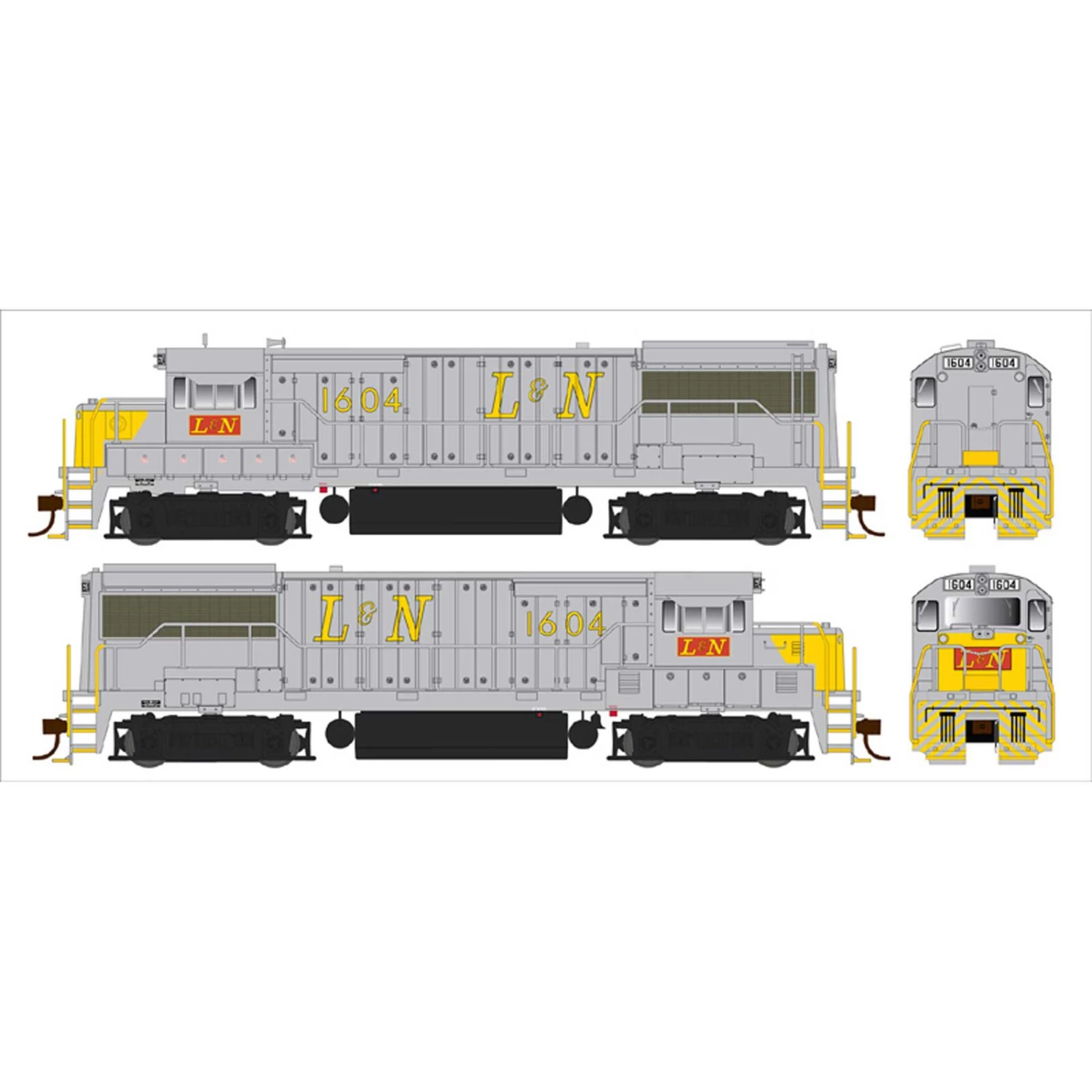 Bowser Manufacturing Co., Inc. U25B L&N PH IIa #1610 1 Bowser Manufacturing Co., Inc. U25B L&N PH IIa #1610