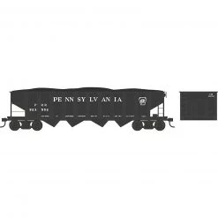 Bowser Manufacturing Co., Inc. N Scale H21 Hopper PRR H21a Black/Keystone #923781