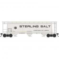 Bowser Manufacturing Co., Inc. N Scale Cylindrical Hopper Sterling Salt #61175