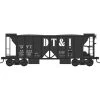 Bowser Manufacturing Co., Inc. HO 70 Ton 2 Ballast Car with Side Chutes, DT&I 85000