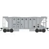 Bowser Manufacturing Co., Inc. HO 70-Ton 2-Bay Ballast Car, CR Gray #53818