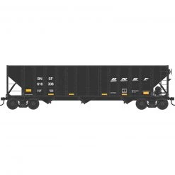Bowser Manufacturing Co., Inc. HO H-43 100 Ton Hopper BNSF Black Ex-SLSF #615186